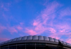 in front of Tokyo-dome
